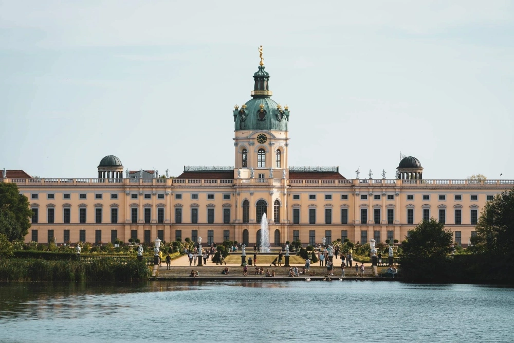 Places-to-visit-in-Berlin-charlottenburg-palace-in-berlin-with-reflective-lake-